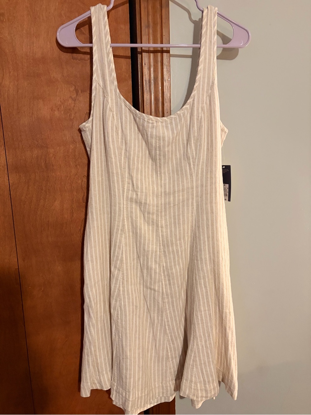 Linen blend sundress
